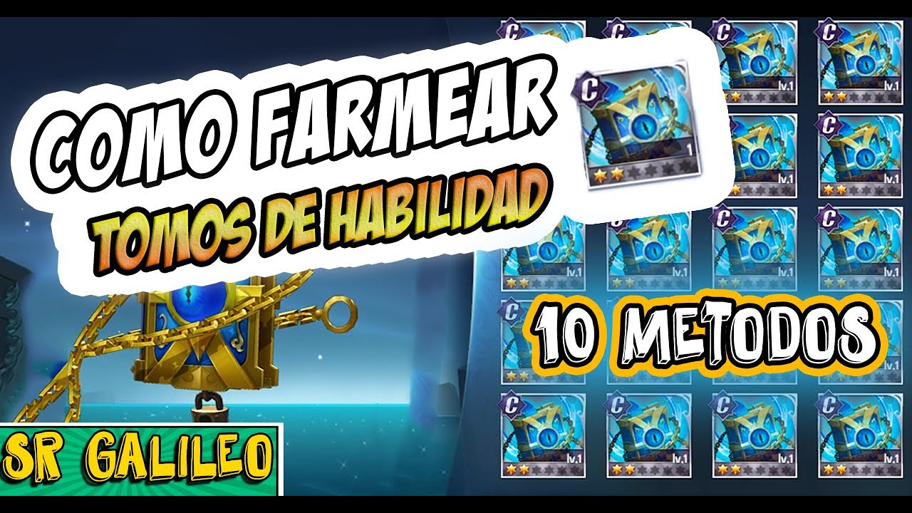 Como conseguir TOMOS de HABILIDAD 📘 - Farmear LIBROS AZULES ► [Saint Seiya Awakening] KOTZ