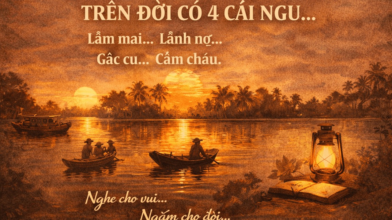 👉 “TRÊN ĐỜI CÓ 4 CÁI NGU” – CHUYỆN ĐỜI NGƯỜI QUA LỜI NÓI MIỀN NAM XƯA | HỒN MIỀN TÂY QUA NĂM THÁNG
