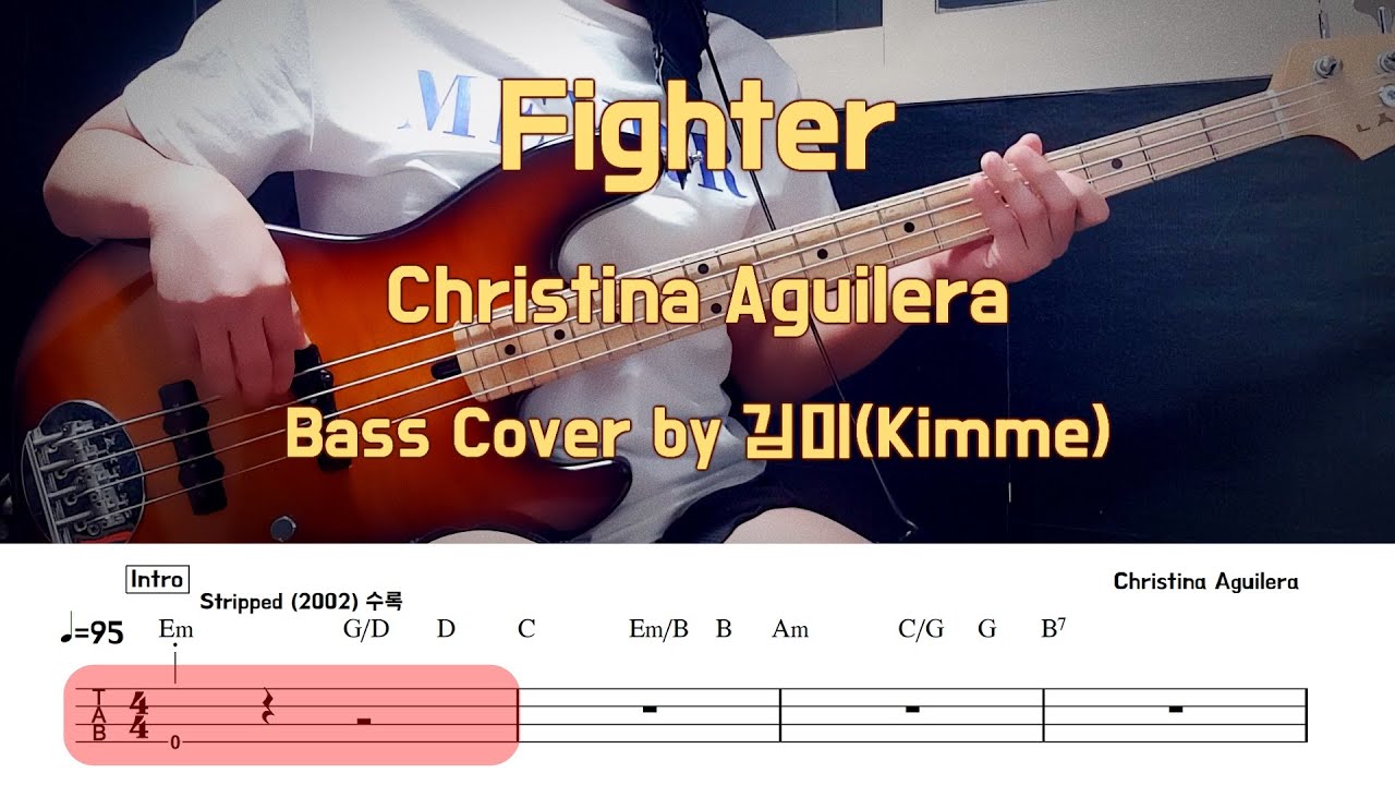 Fighter_Christina Aguilera_Bass Cover