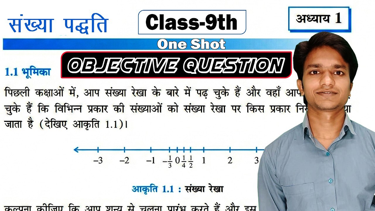 Class 9 Maths Chapter 1 Objective Questions | संख्या पद्धति MCQ One Shot