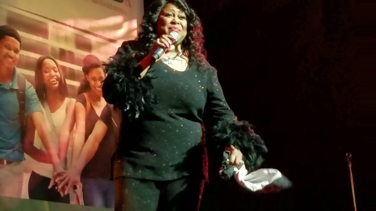Shirley Murdock sings 