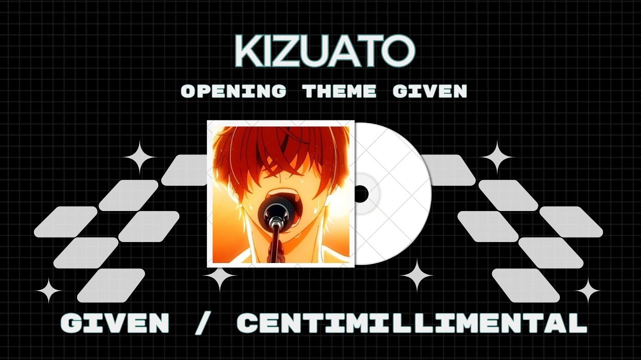 “キヅアト” (Kizuato, Scar) - Given / Centimillimental | Karaoke Instrumental [Romaji Lyrics]