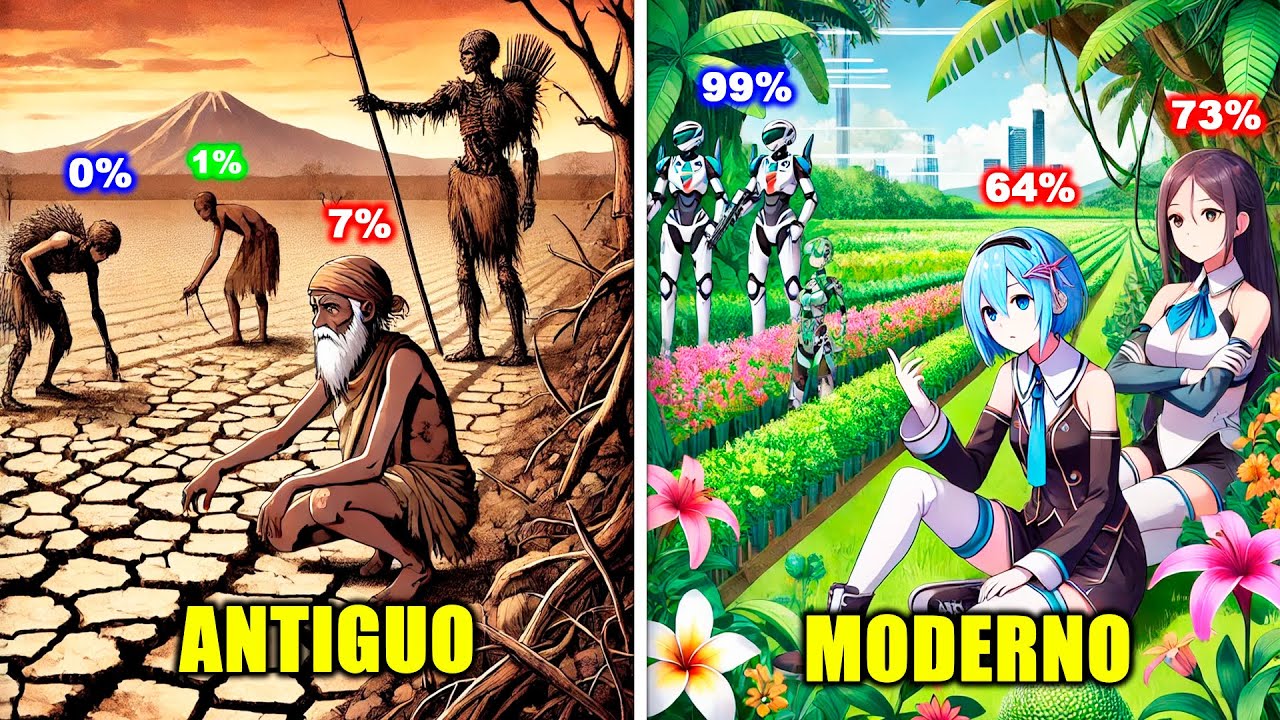 Él adquirió la experiencia de 100,000 años de civilizaciones y entrenó a una antigua tribu I Manhwa