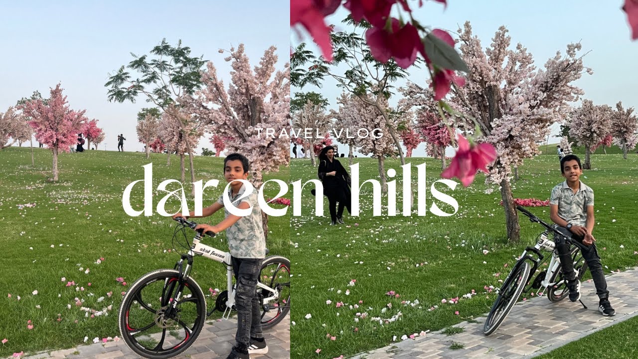 weekend in Dareen hills park / colourfull trees/ Jubail Saudi Arabia @hifazworld956