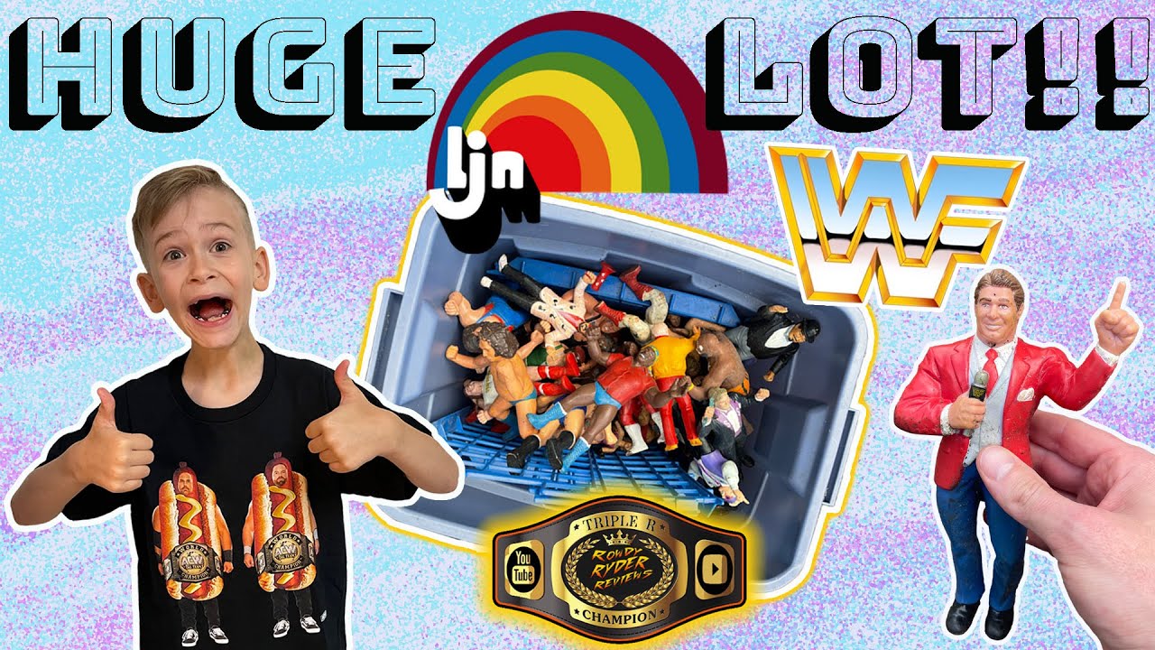 HUGE WWF LJN Lot Find!!!