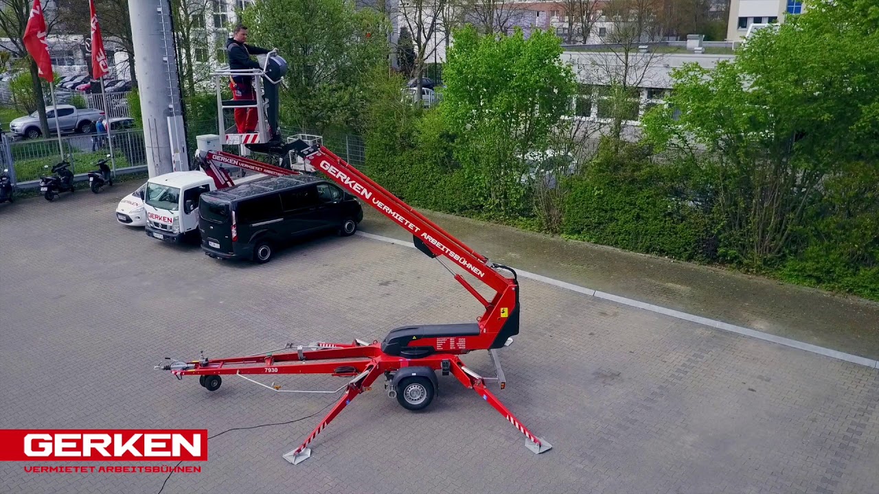 Gerken Anhänger-Arbeitsbühne: GA 15 G