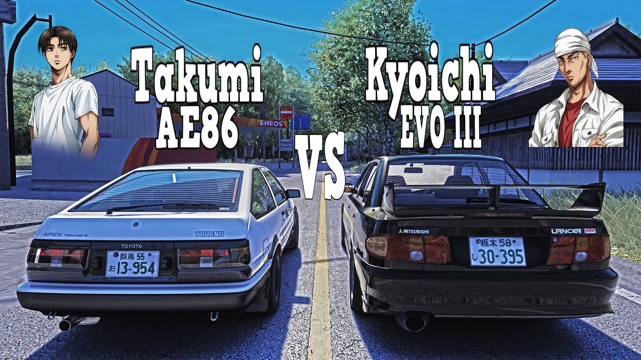 ⚡ Kyoichi’s POV ⚡ Touge Battle Against Takumi on Irohazaka | Initial D | Assetto Corsa