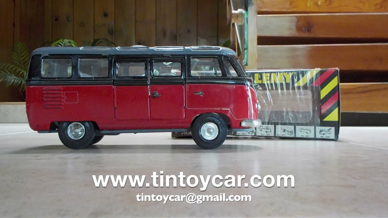 Volkswagen Transporter Combi TippCo, Lemy, Poliumex México.  Compro Juguetes Antiguos de Hojalata.