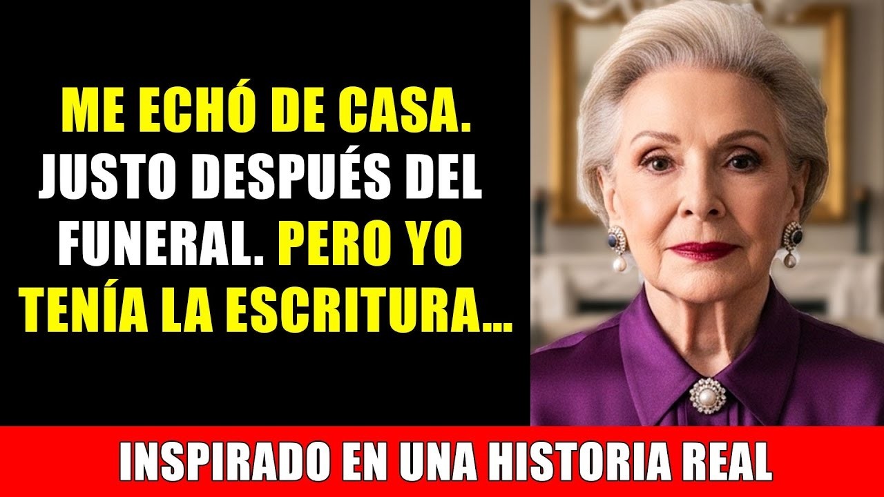 Mi esposo acababa de morir, mi hijo me echó de casa  Pero ahora todo es mío