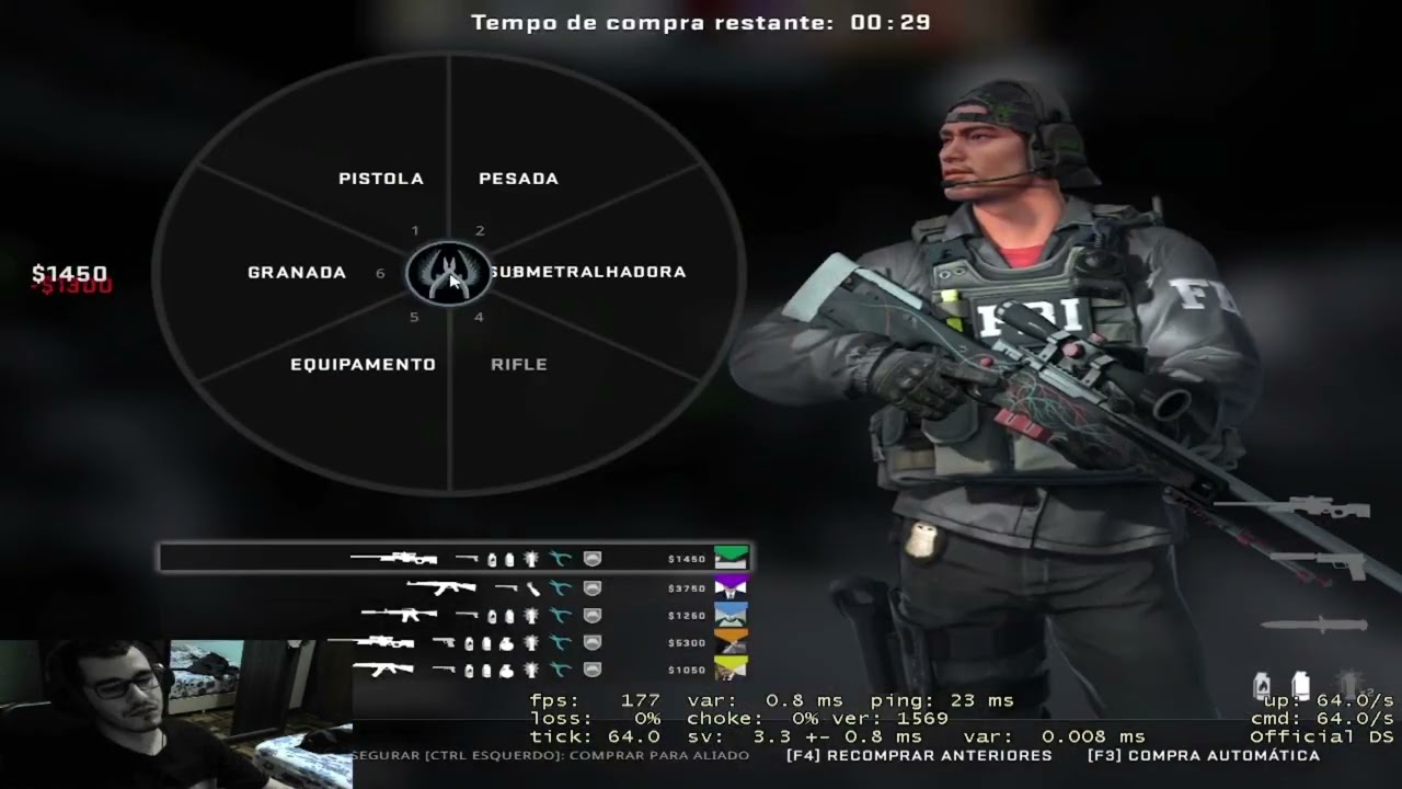 CS GO Dust2 de sempre - Partida curta - Chimipi