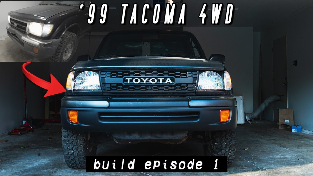 New Front End (TRD-Style Grille) - 1999 Tacoma Build Ep 1