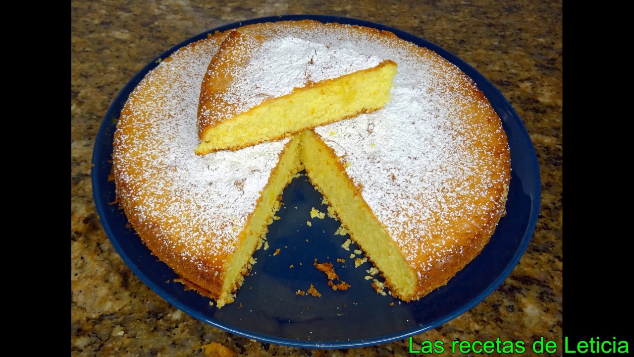 Bizcocho de mandarina con almendras
