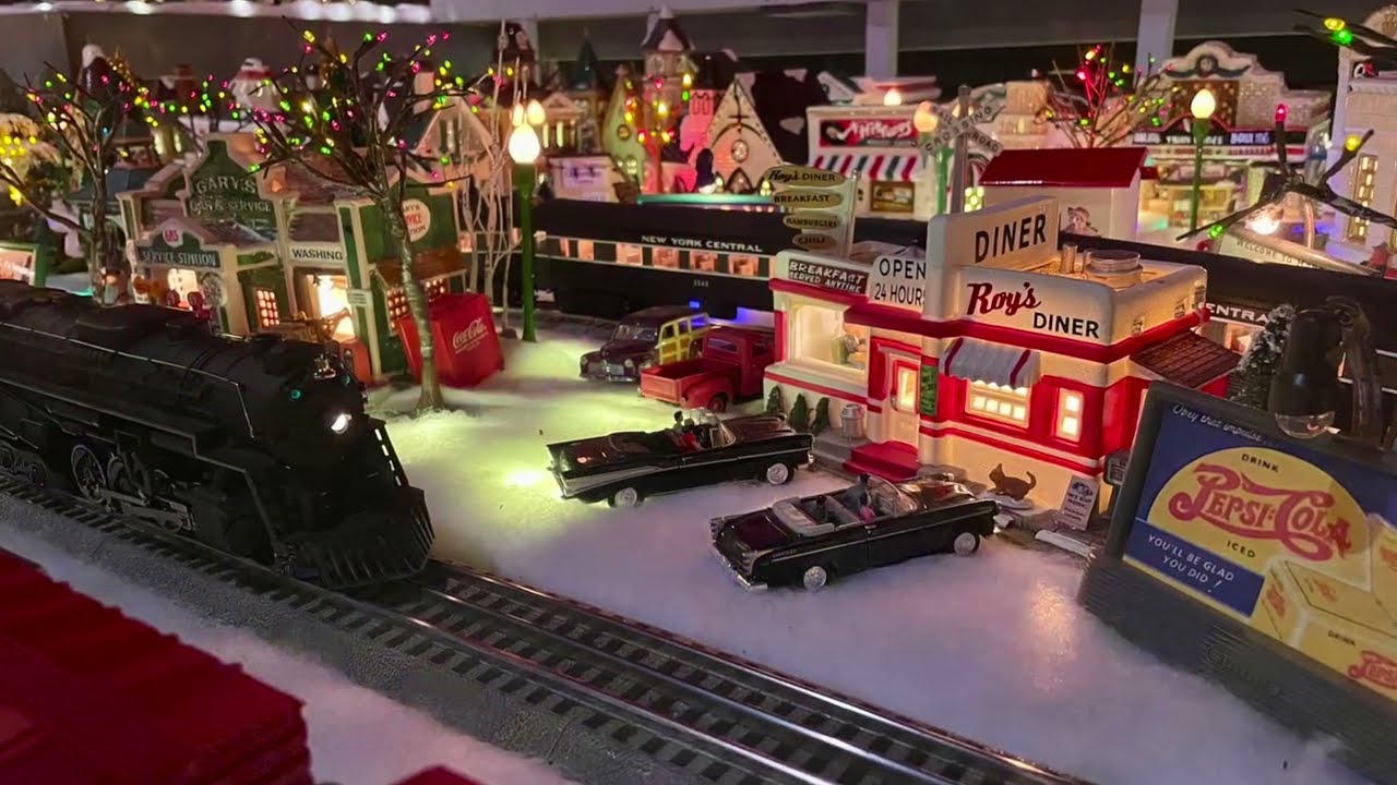 Redford Theatre Christmas Trains & Village Display 2024