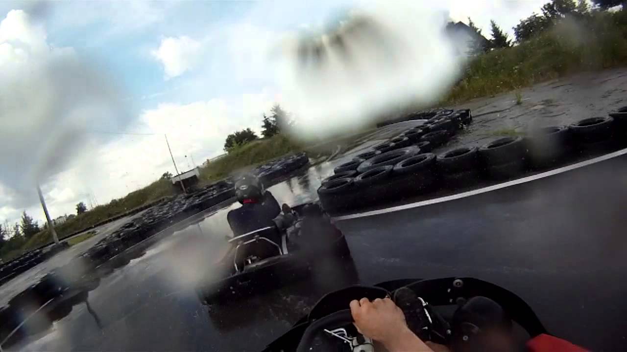 Jazda gokartem 270cc (9KM) w deszczu - tor Kart1 Siedlce