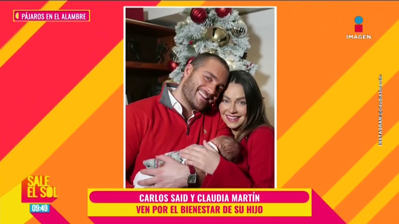 &iexcl;Claudia Martin y Carlos Said REVELAN si YA planean tener un SEGUNDO hijo! I Sale el Sol