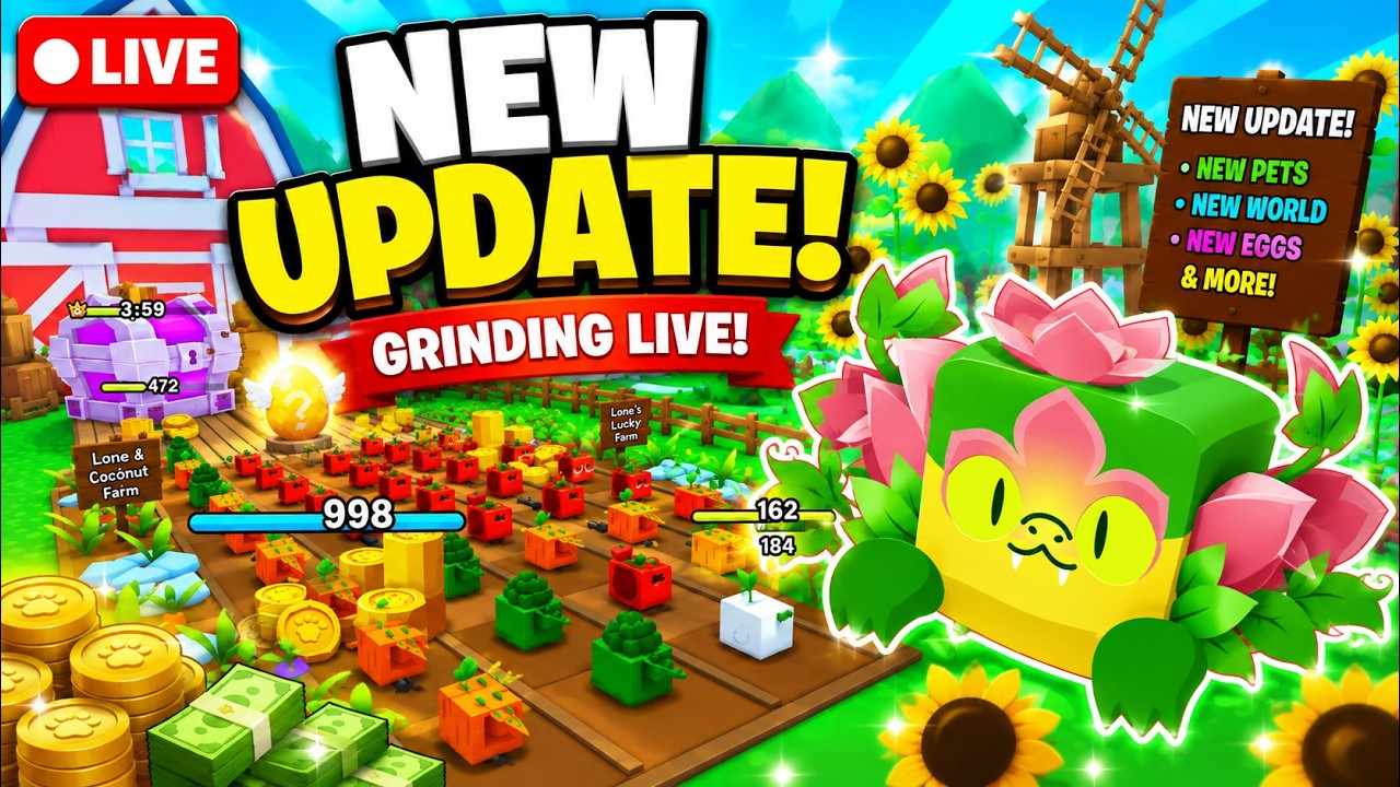 🔴 LIVE! NEW PET SIM 99 UPDATE IS HERE! 🔥