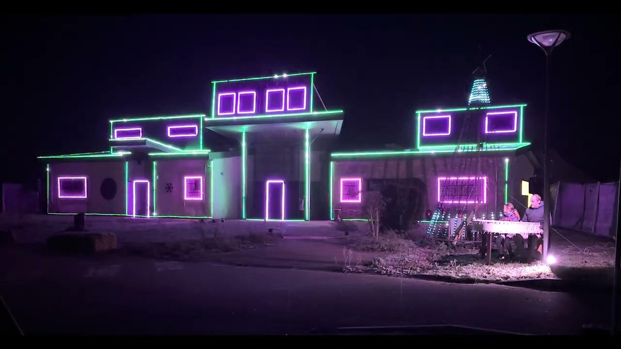 Spectacle son et lumière de Noël 2023 Charente-Maritime (Christmas light show France 2023)