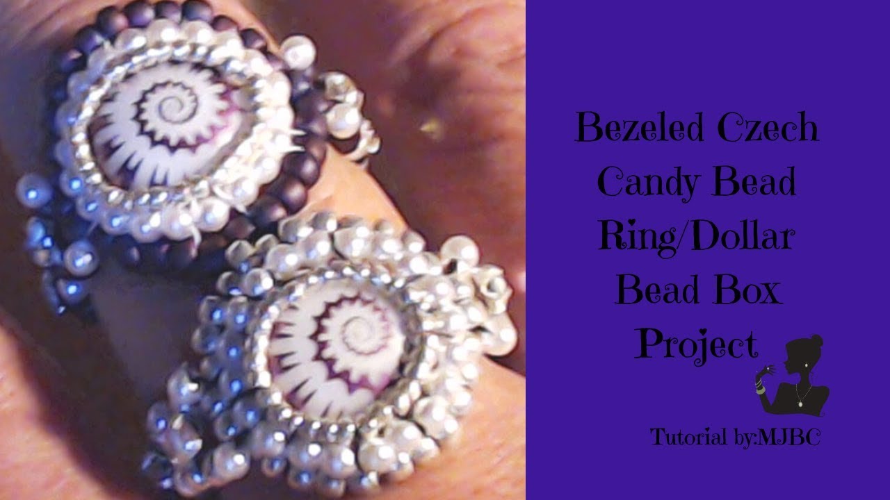 Square Stitch Bezel Ring/Dollar Bead Box Project