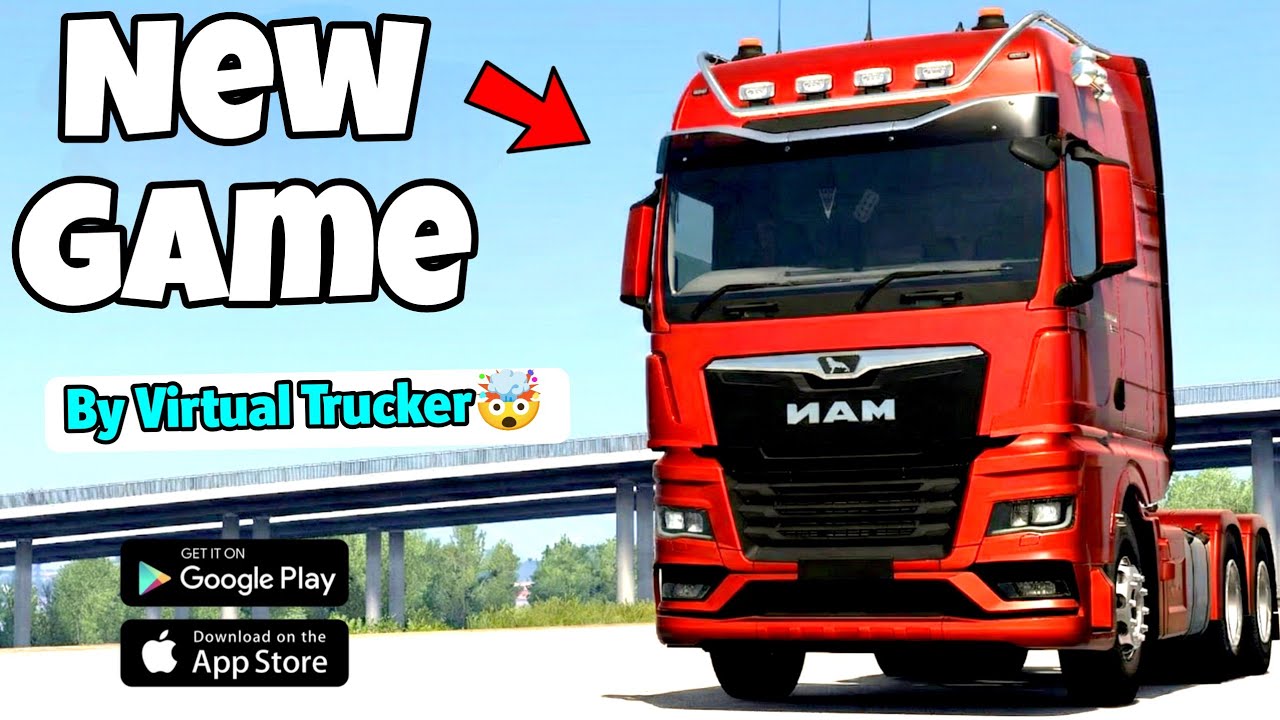 Новая игра-симулятор грузовика от Virtual Trucker🎉 Дата выхода подтверждена🔥✅