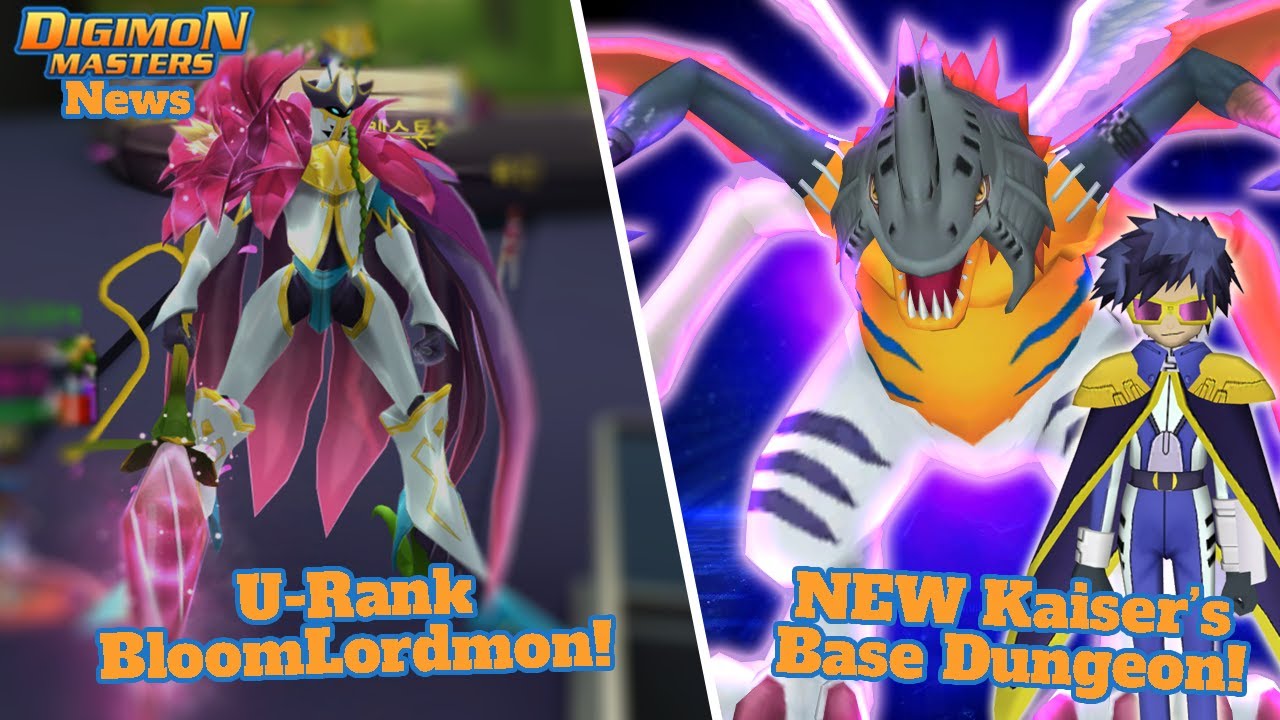 NEW U-Rank BloomLordmon & Kaiser's Base dungeon! - Digimon Masters Online KDMO