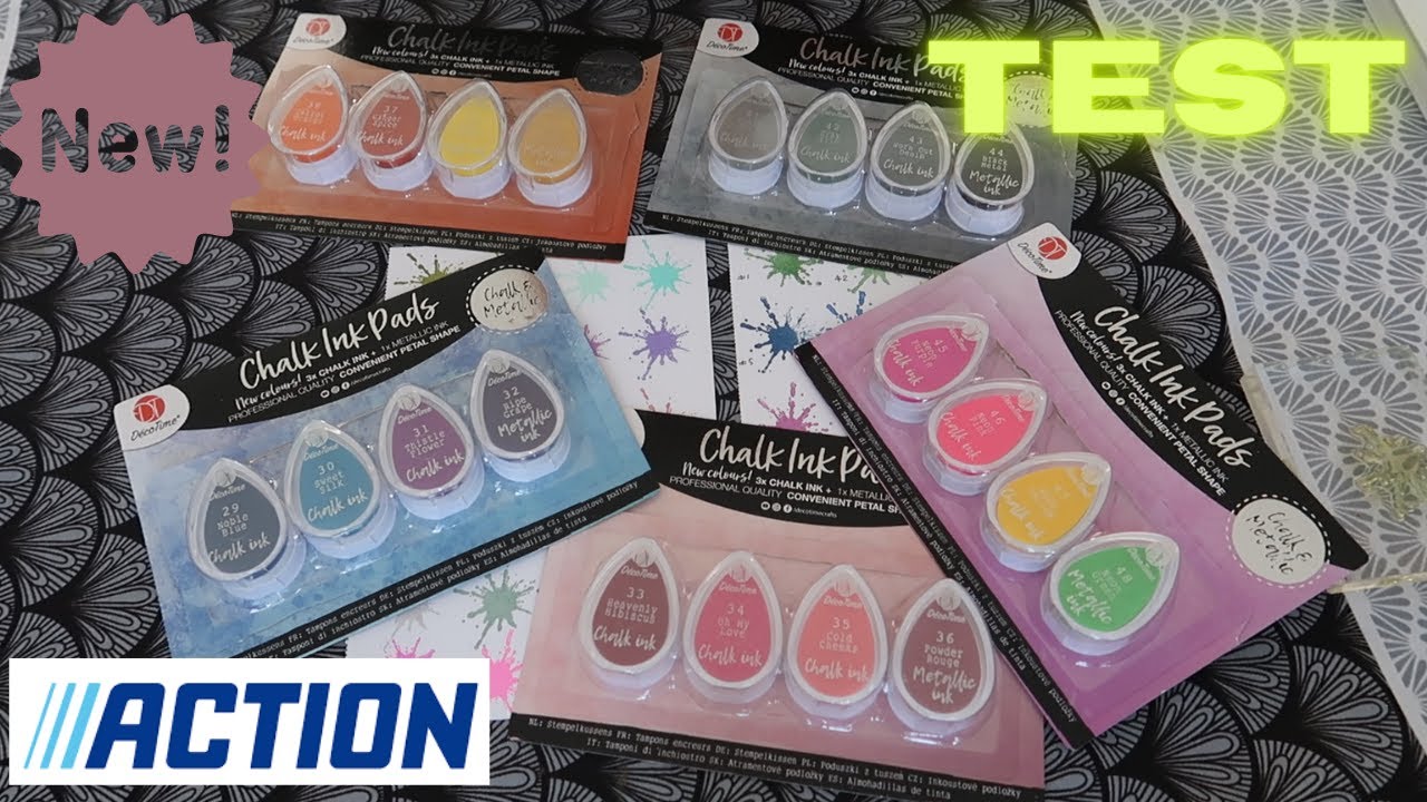 Test nouvelles encres ink pads de chez Action