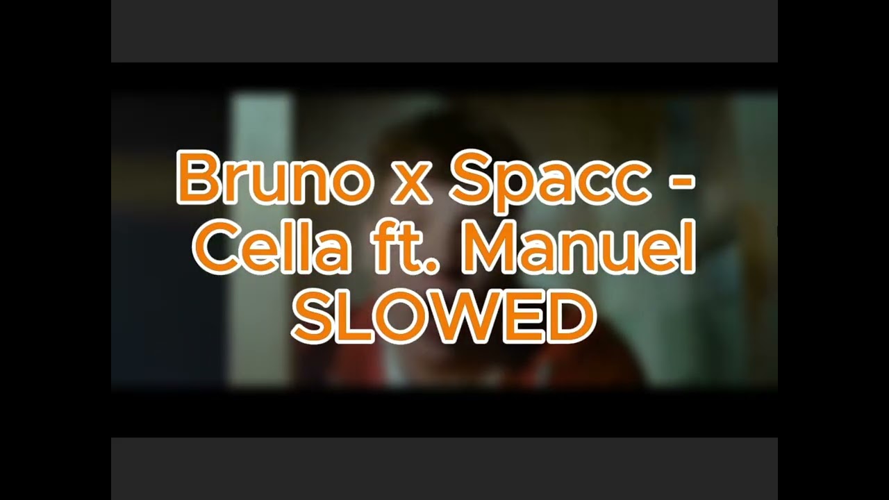 🚔⛓️ Bruno x Spacc - Cella ft. Manuel 3/2 (SLOWED)🚔⛓️