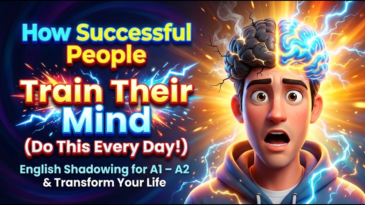 How Successful People Train Their Mind Do This Every Day! || English Shadowing for A1 – A2