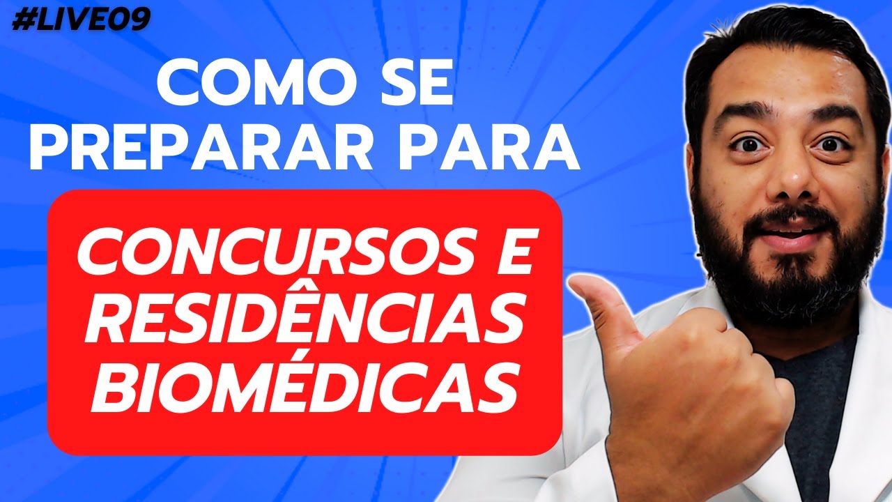 Como Se Preparar Para Concursos Públicos e Residências Biomédicas Passo a Passo - Dr. Victor Proença
