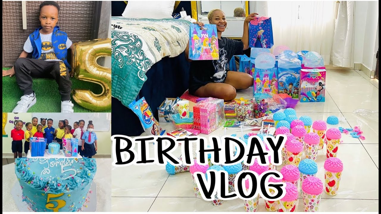 MY SON'S SCHOOL BIRTHDAY PARTY | COME WITH ME TO BALOGUN MARKET LAGOS NIGERIA | VLOG