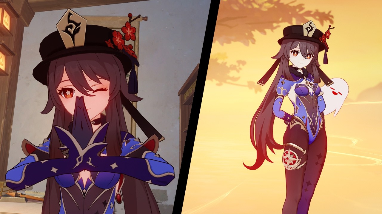 【原神】モナの服を着た胡桃