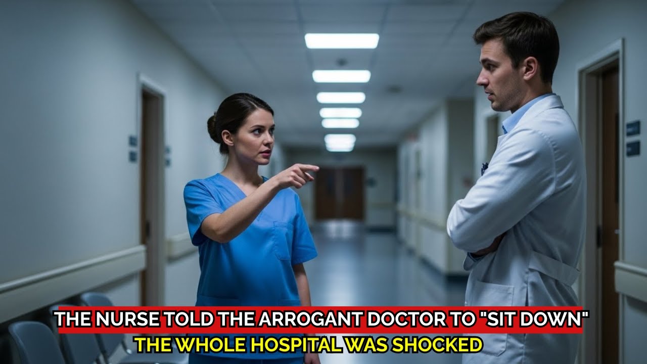 The nurse told the arrogant doctor to 