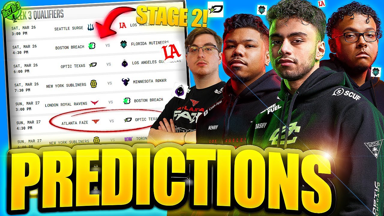 LAT PROBLEMS & Full CDL Stage 2 Week 3 Predictions + HOT SEAT Rankings! | Bo3 #118