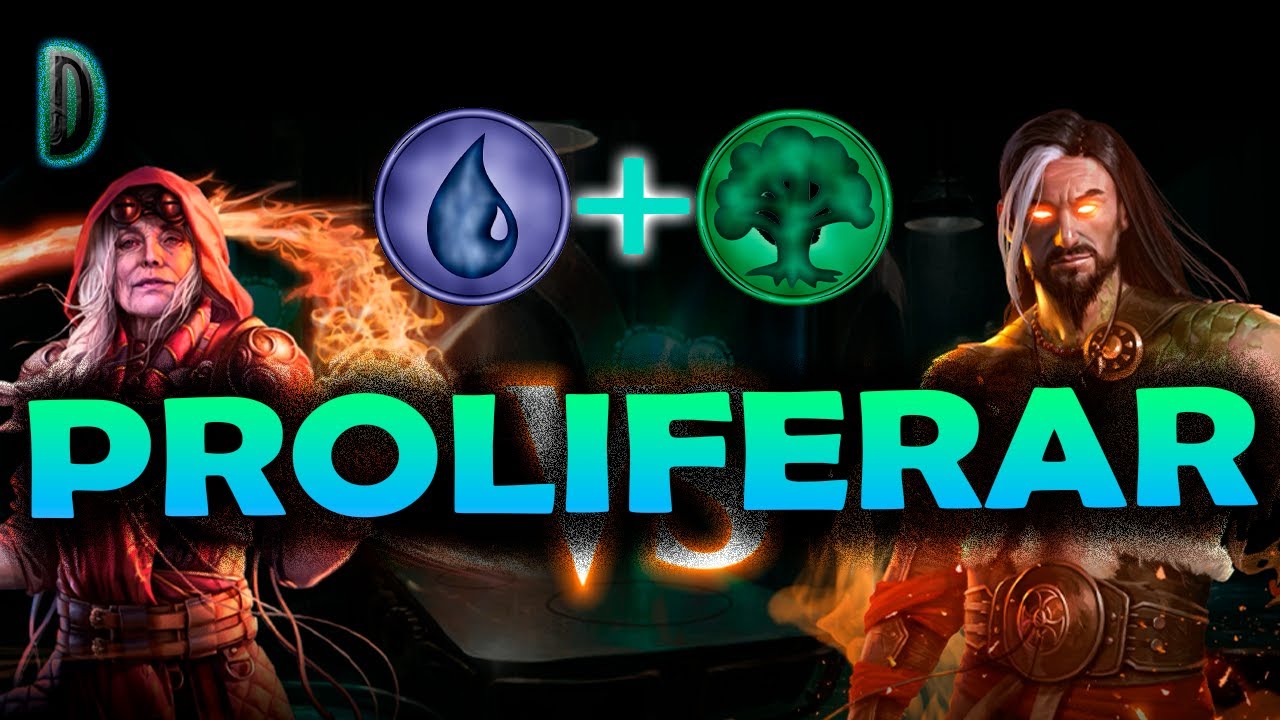 🎮 MTGA Gameplay: Dominando com Verde e Azul – Deck Proliferar em Ação! 🌿🔵