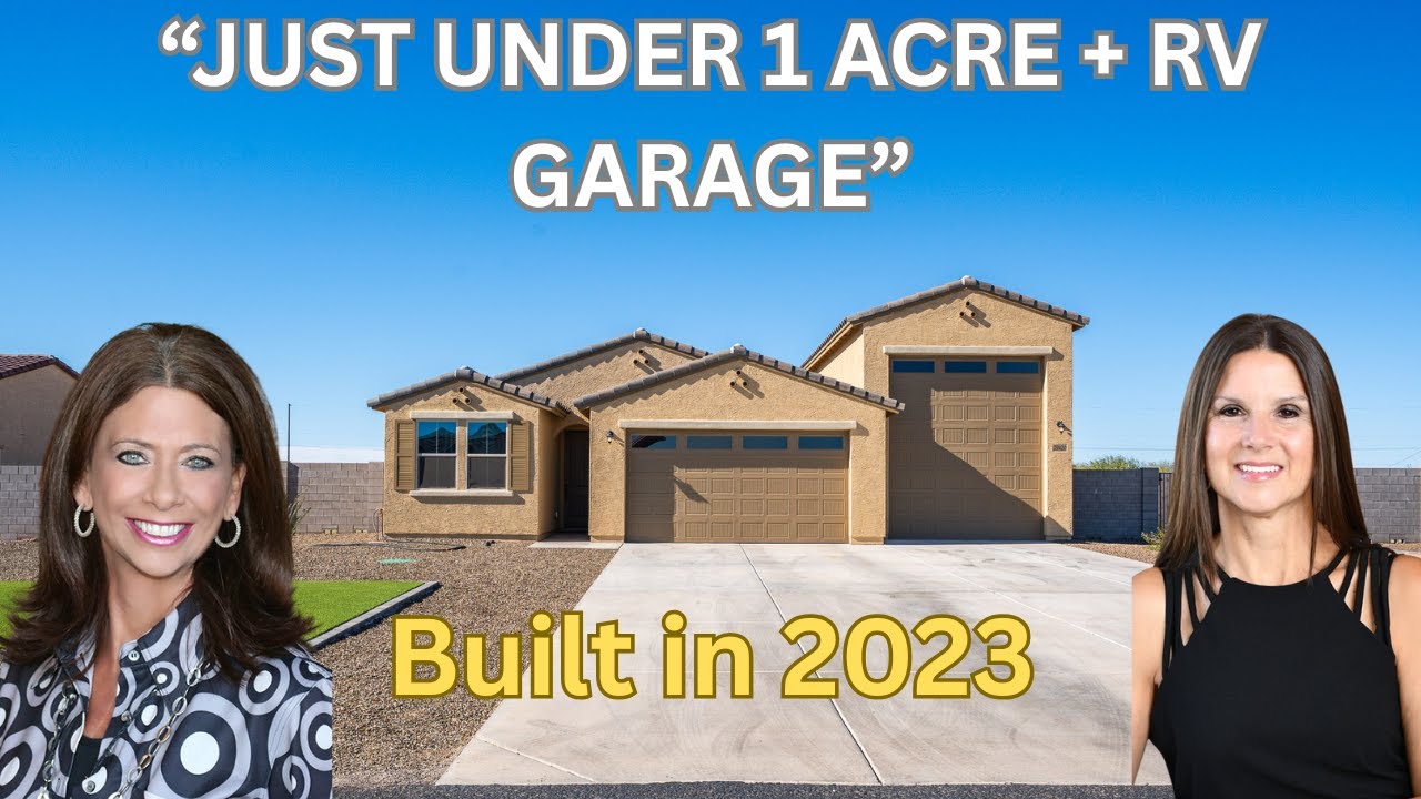 2023 Home on Just Under an Acre with Super RV Garage | Wittmann AZ