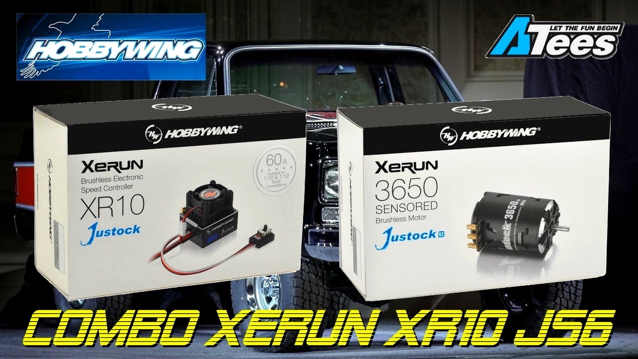 Hobbywing XERUN  /  Combo XR10 - Justock  JS6