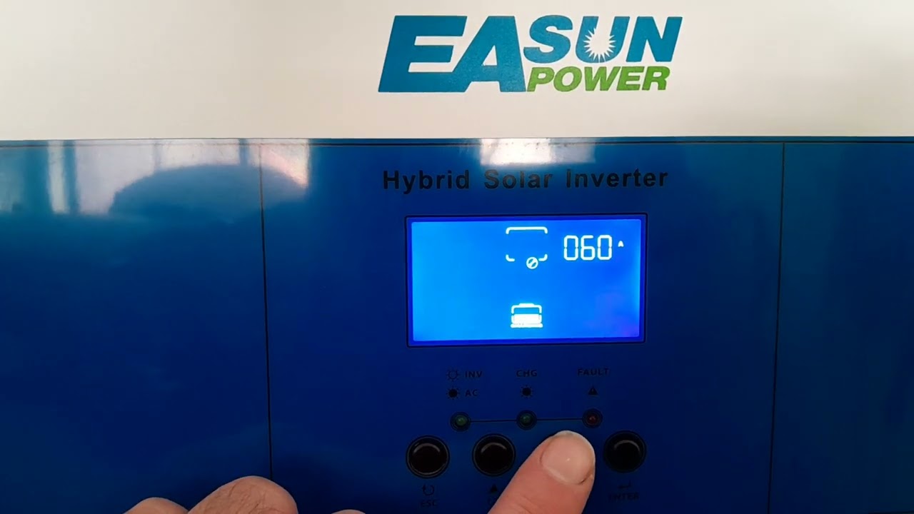 Napelem építése házilag 4. rész: Be lett építve az EASUN POWER Hybrid solar inverter 6,2 KW 48 V