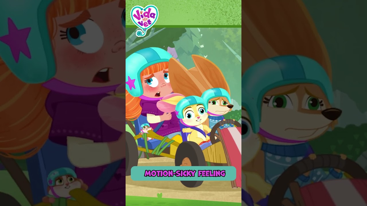 Vida's Got The Blues  | Vida the Vet & Animal Friends 🩺⛑️ | Cartoons for Kids | Good Habits #shorts