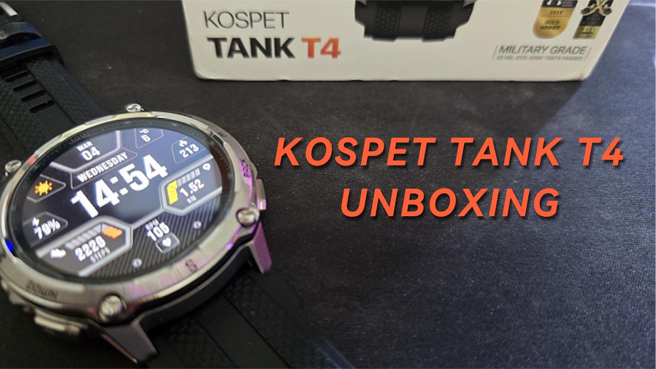 KOSPET TANK T4 UNBOXING