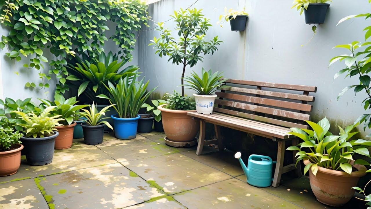 Sleep & Prayer | Calm Garden Ambience | Outdoor Terrace Patio | Baguio Philippines | 1 Hour