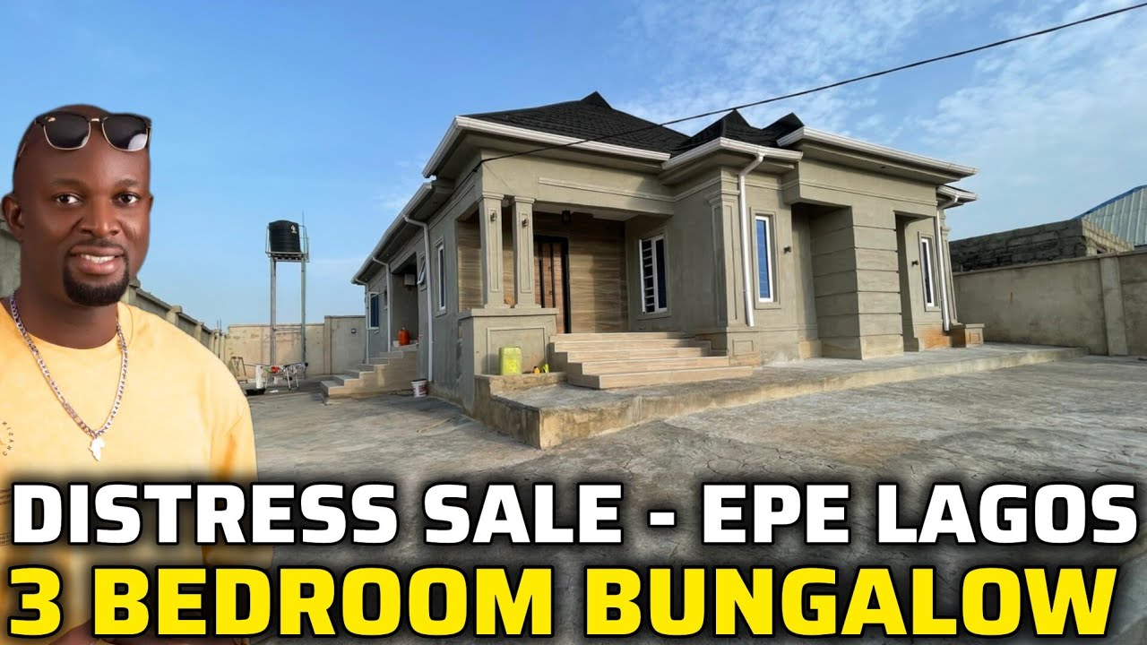 DISTRESS SALE 🏠 3 Bedroom Bungalow in Epe for sale with Visitors Toilet fully detached #28million