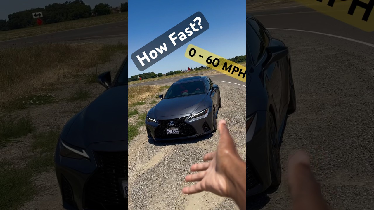 0-60 миль/ч | Lexus IS 350 F-sport