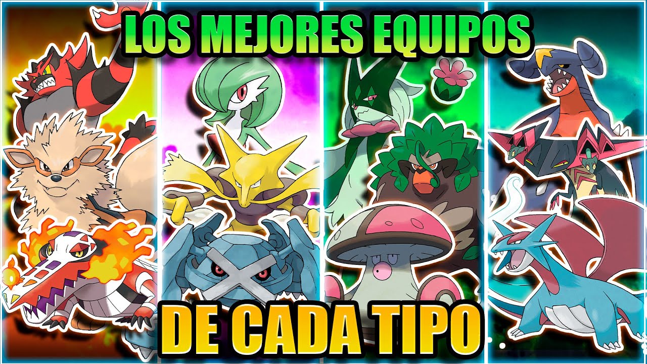EL MEJOR EQUIPO POKEMON de CADA TIPO
