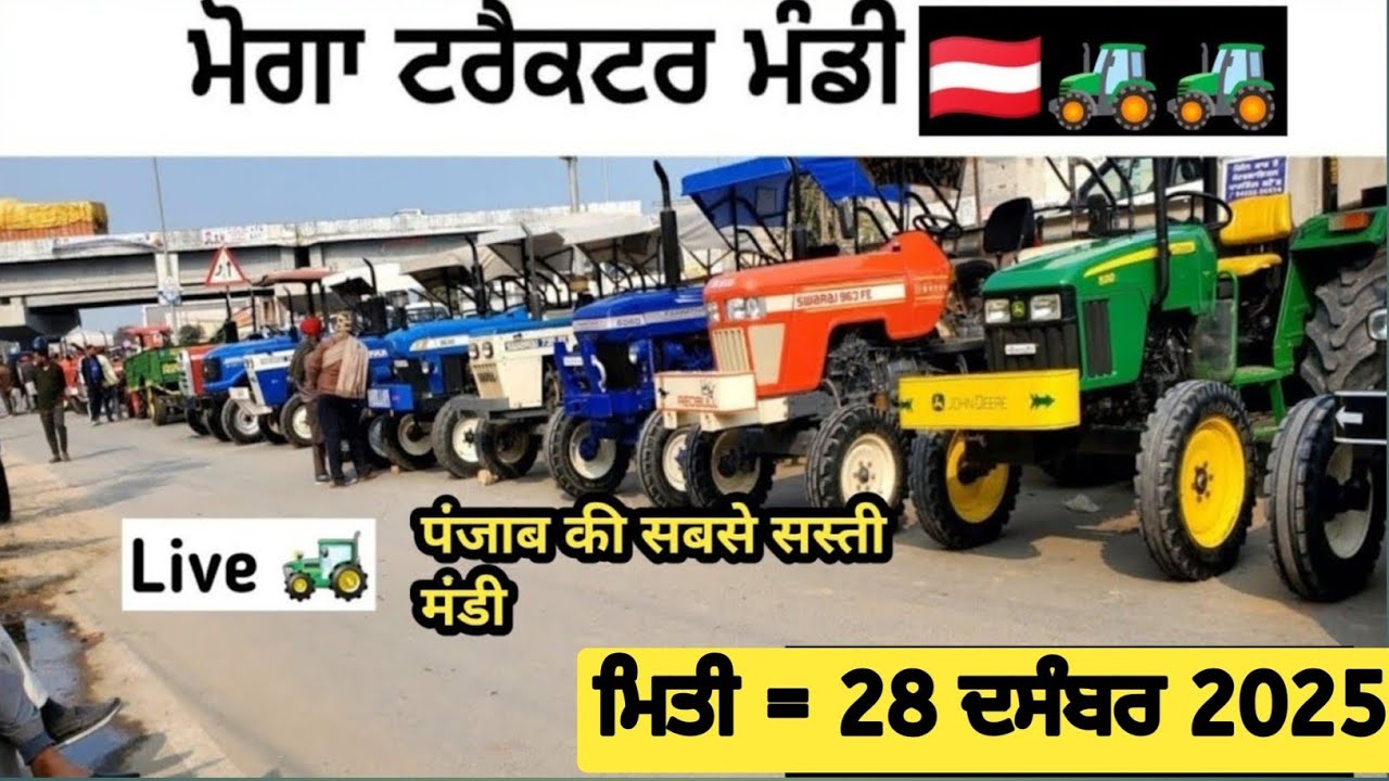 ਮੋਗਾ ਟਰੈਕਟਰ ਮੰਡੀ #मोगा ट्रैक्टर मार्केट Moga Tractor Mandi #Tractor