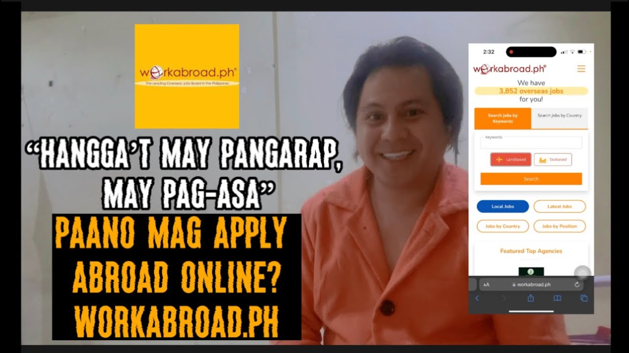 PAANO MAG APPLY ABROAD ONLINE? WORKABROAD.PH