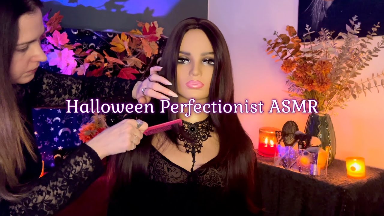 ASMR Perfectionist & Precise Fixing | Hair Brushing, Combing, Styling, Makeup, Jewellery & Clothing