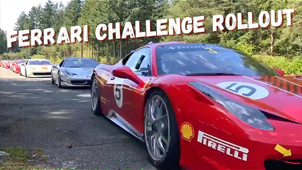 Ferrari 458 & F430 Challenge Car roll out