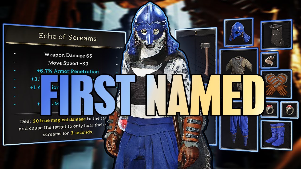 I finally Got my First NAMED Item and it's CRAZY | Dark and Darker