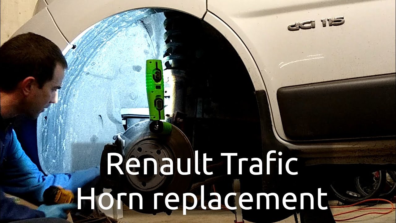 Upgrading the horn in our Renault Trafic camper van