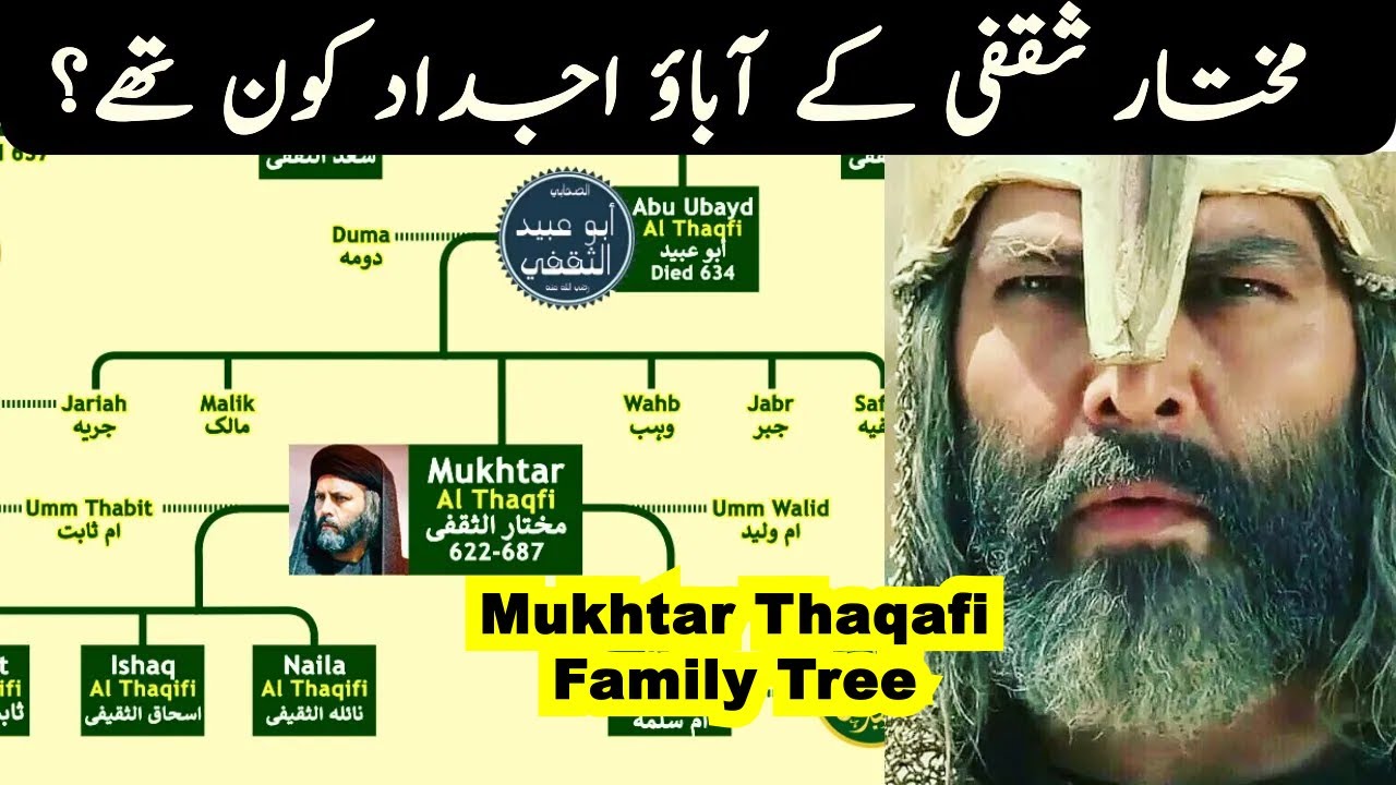 Mukhtar al-Thaqafi Family Tree | A man who revenge Hussain's death? | The infotainment channel