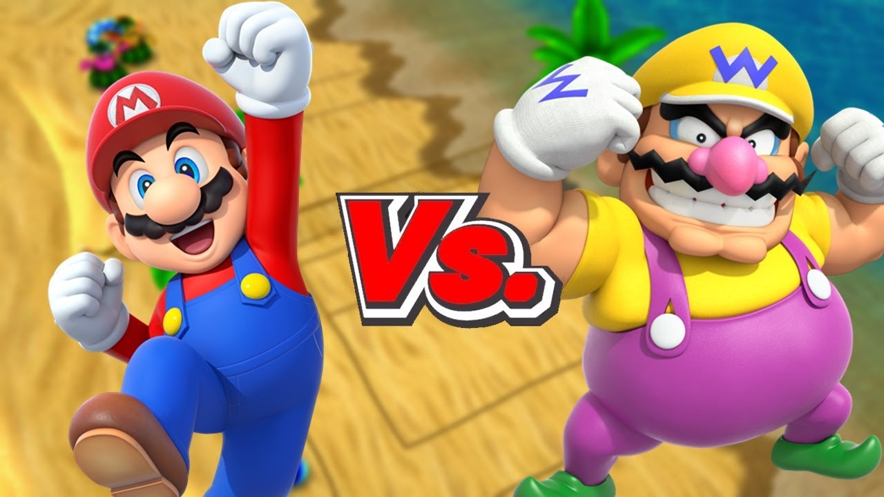 Mario Sports Mix - Mario/Luigi Vs. Wario/Waluigi (Volleyball)